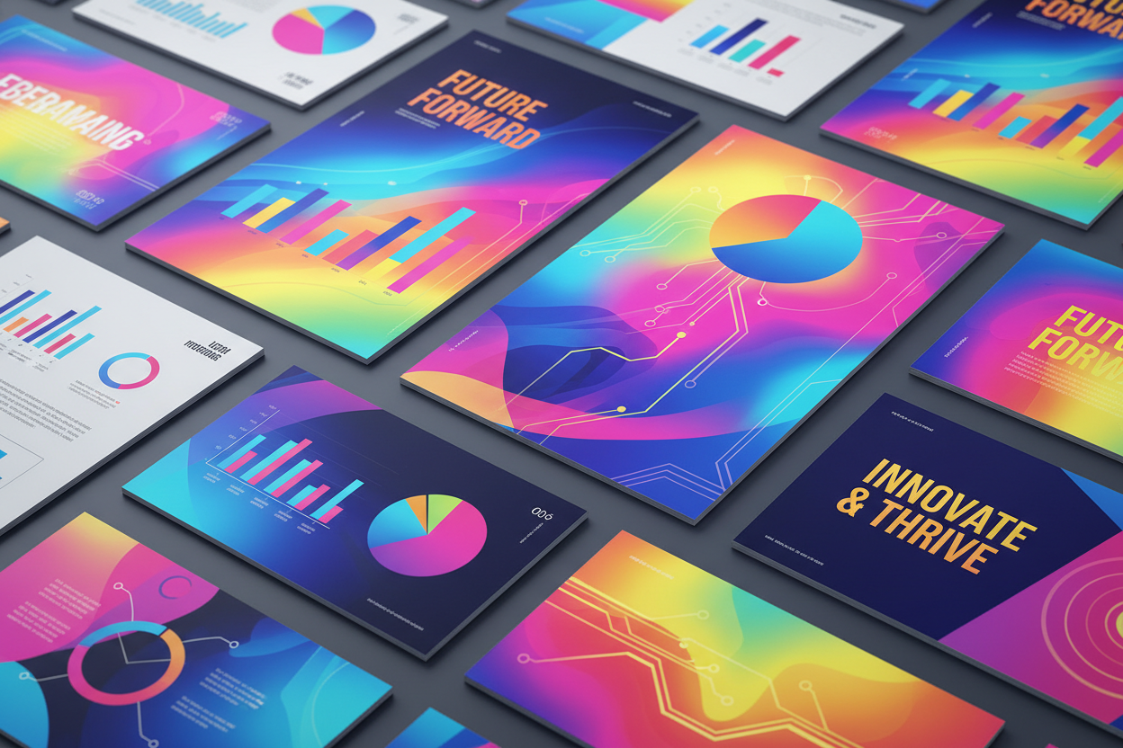 Vibrant eye popping documents 